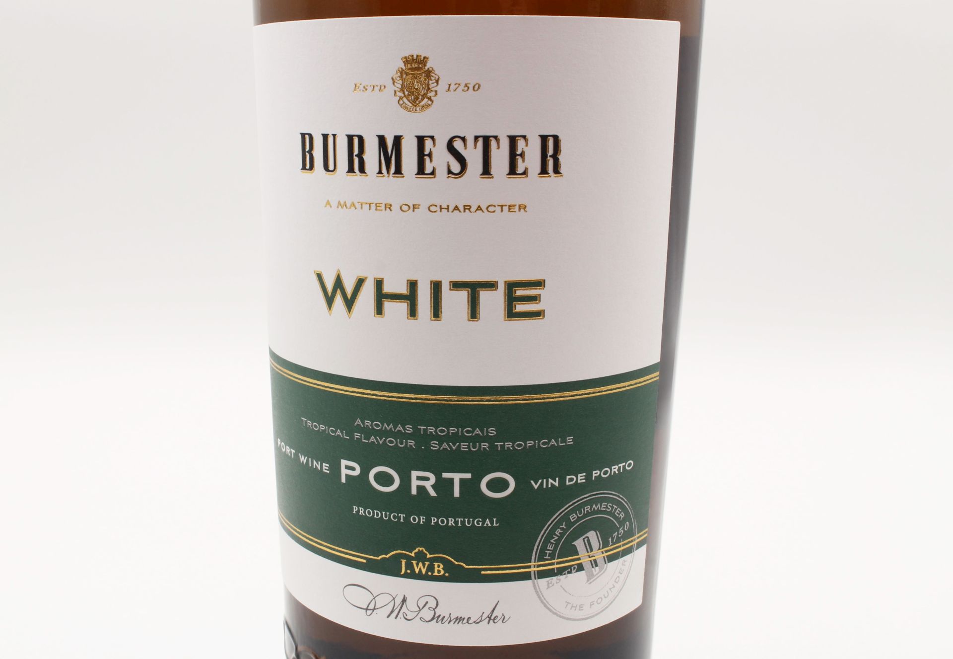 Portske-vino-Burmester-White-Predni-etiketa-detail